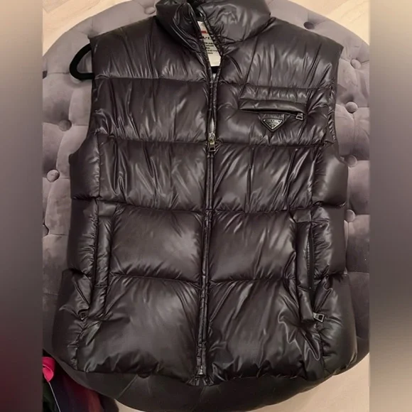 **GENUINE AUTHENTIC PRADA Down Vest** EUC - Picture 2 of 15